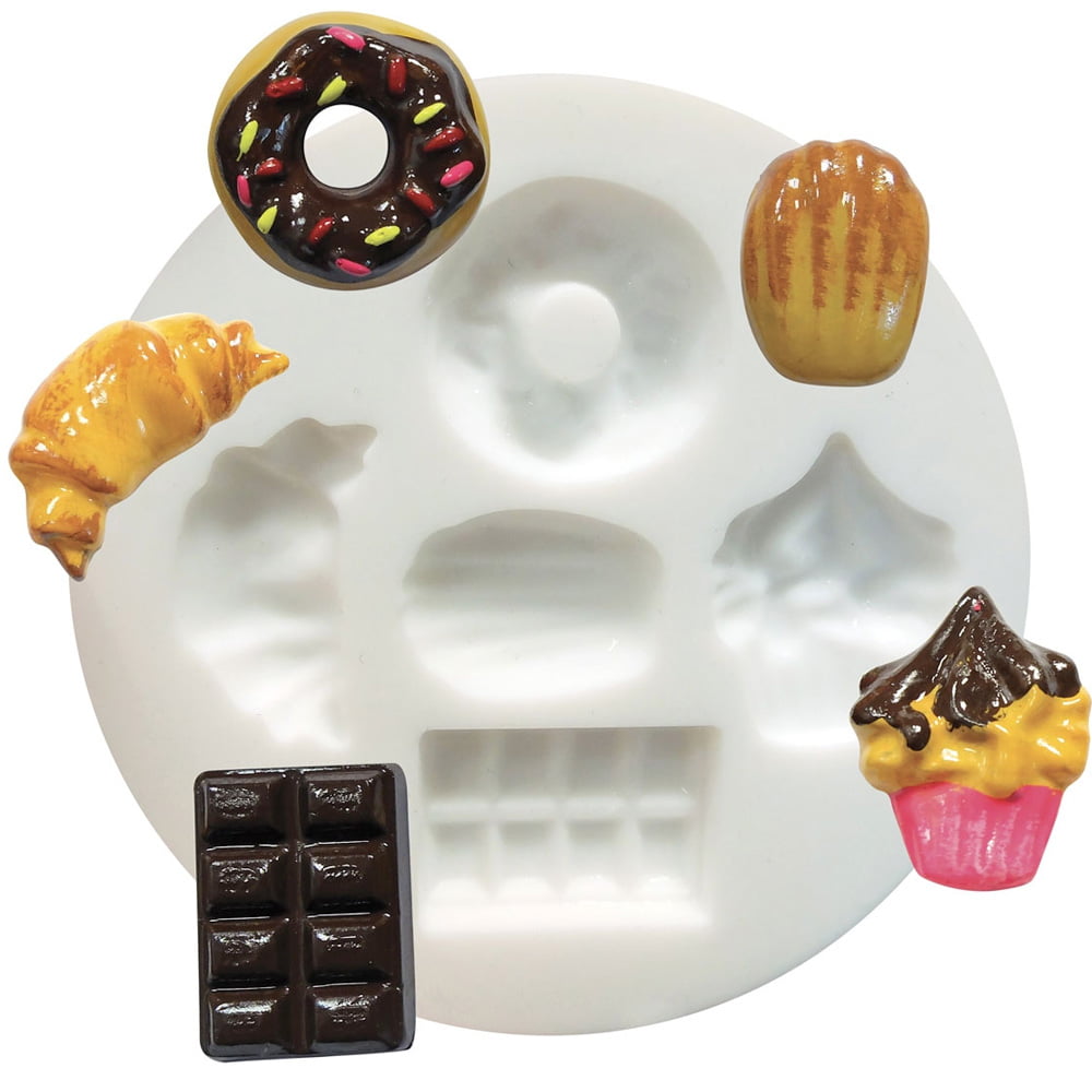Silicone • Donut & chocolade 7cm • Lottes Place