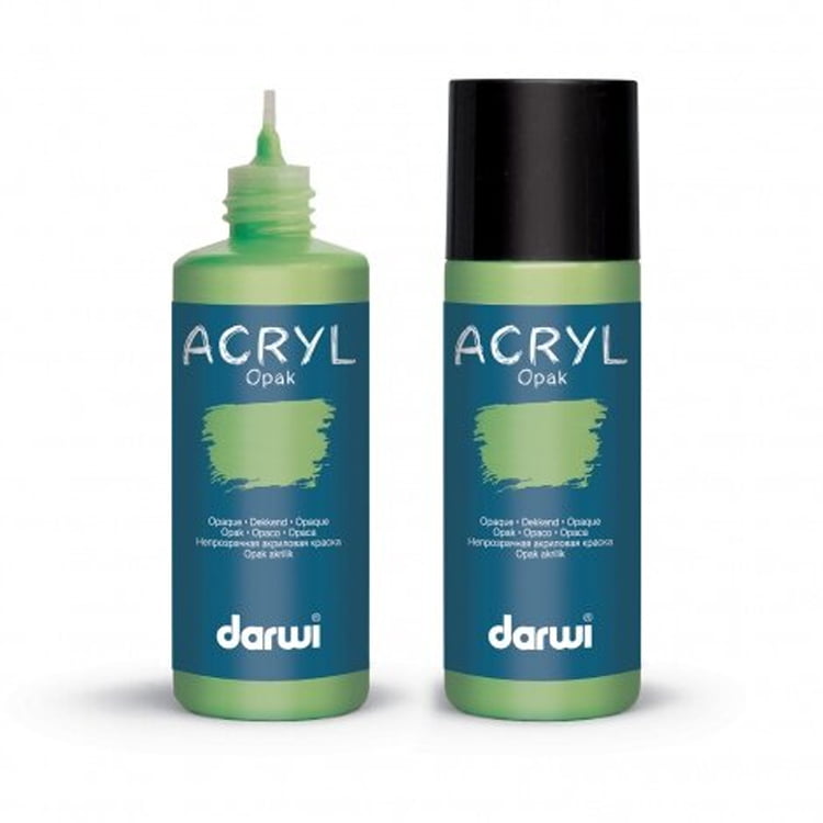 Een zekere excuus als Darwi • Acryl verf • Opak Light green (80 ml.) • Lottes Place